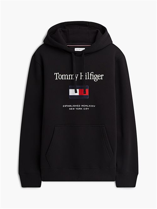 tommy embro flag hoodie TOMMY HILFIGER | MW0MW42735BDS
